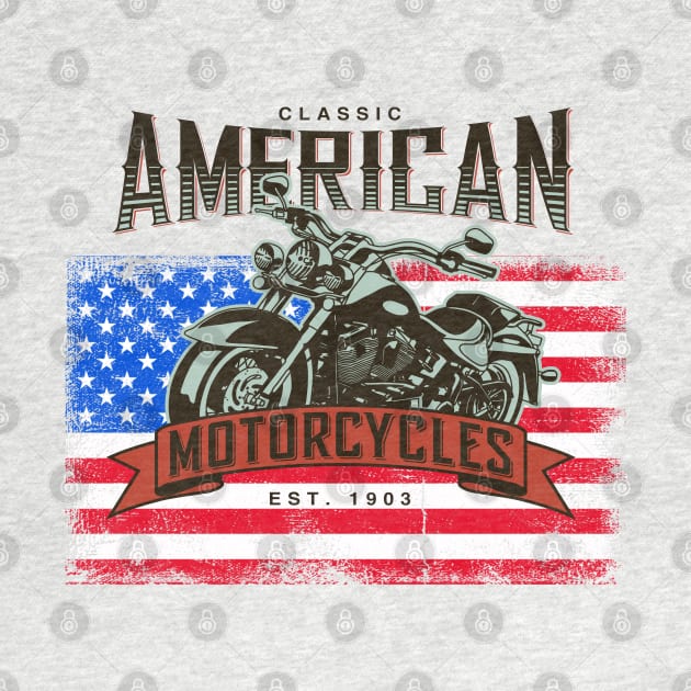 American Motorcycles by BishBashBosh